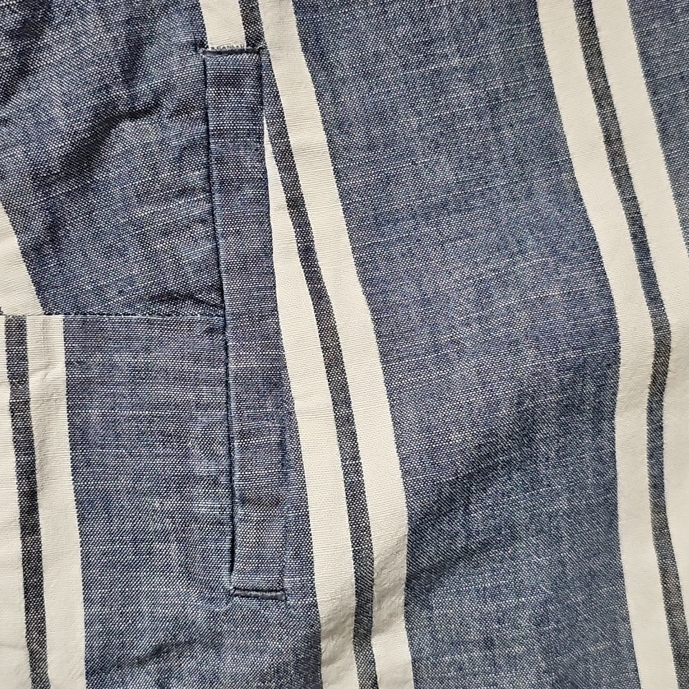 Loft Stylish Blue Striped Women's Shorts - Picture 4 of 4